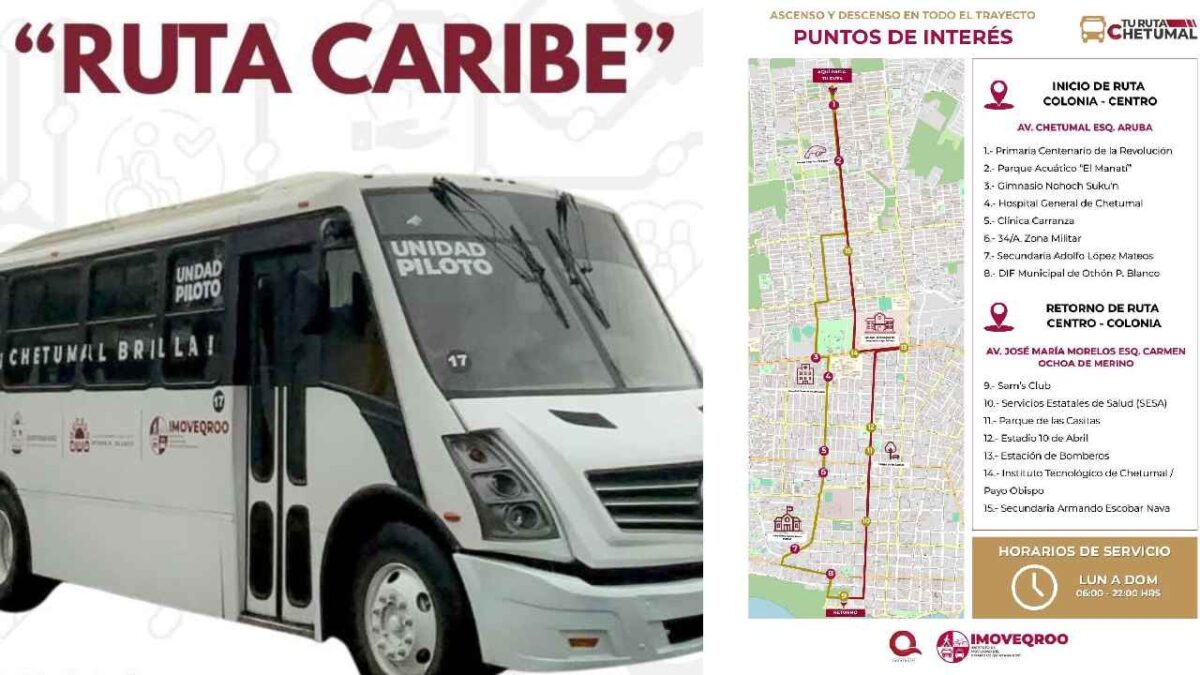 Últimas noticias. Primera ruta piloto de transporte público.