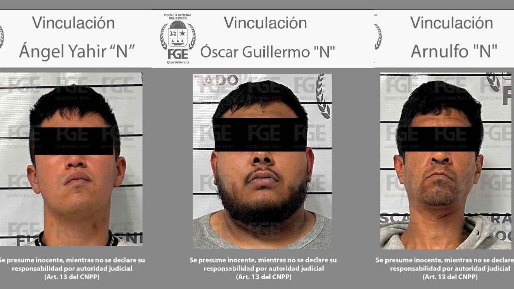 Los 3 responsables.