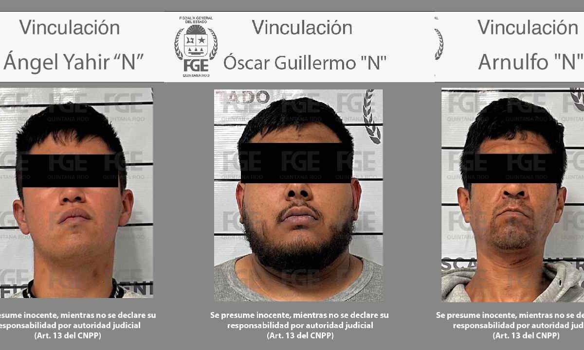 Los 3 responsables.
