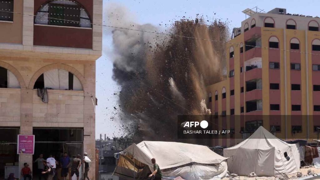 Crisis en la ciudad de Gaza.