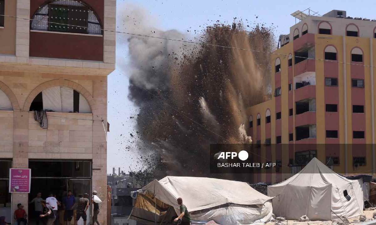 Crisis en la ciudad de Gaza.