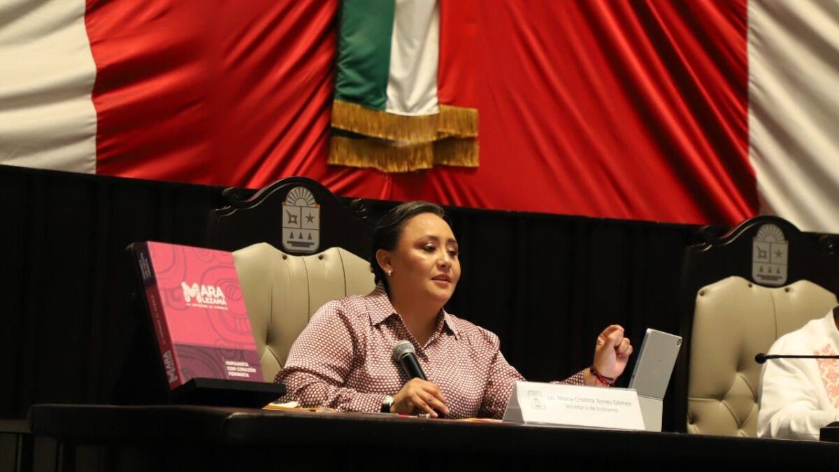 María Cristina Torres Gómez, titular de la Segob.