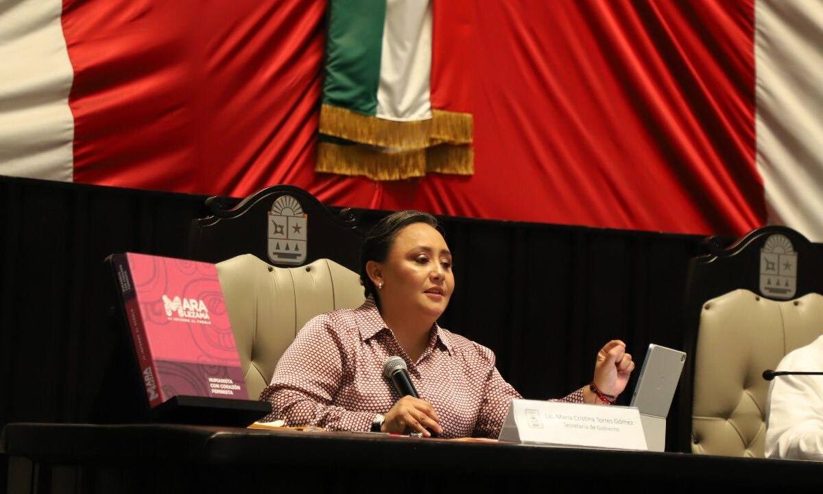 María Cristina Torres Gómez, titular de la Segob.