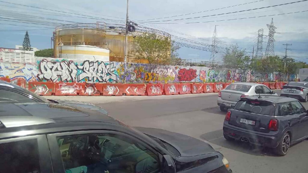 Los cierres viales.