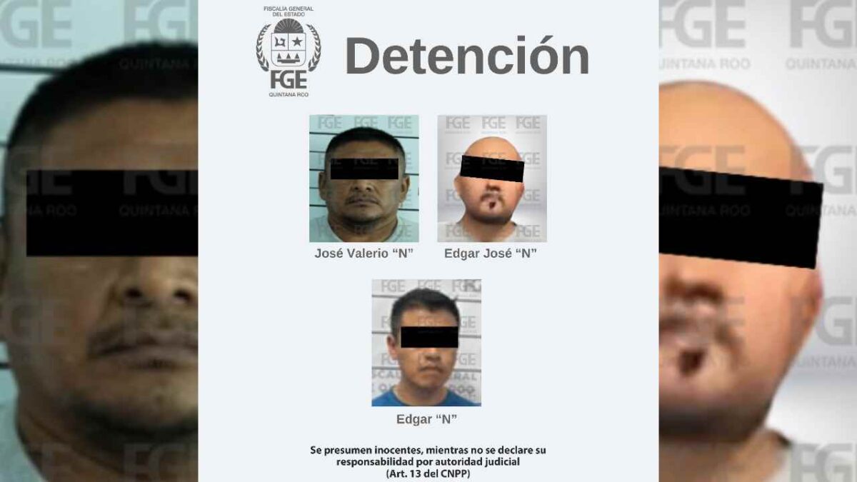 Tres detenidos por delitos sexuales.