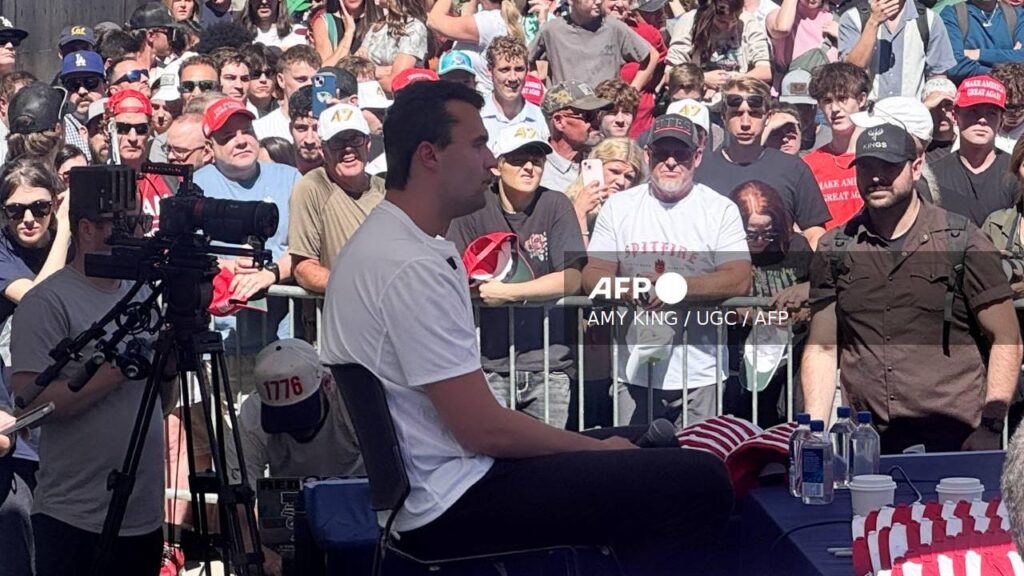 Charlie Kirk, en Utah.