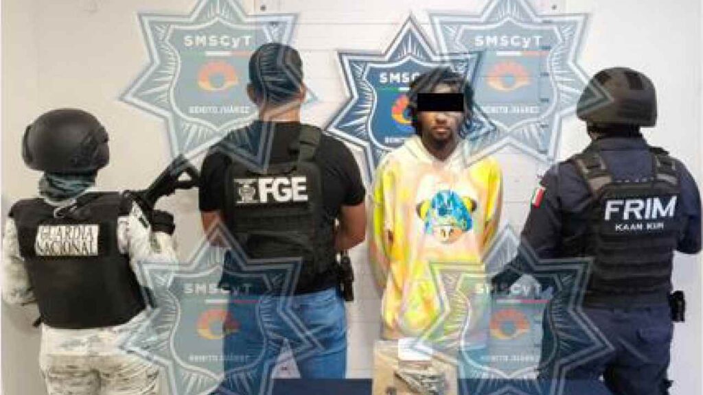 Detenido en Cancún a un extranjero.