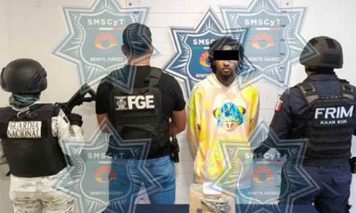 Detenido en Cancún a un extranjero.