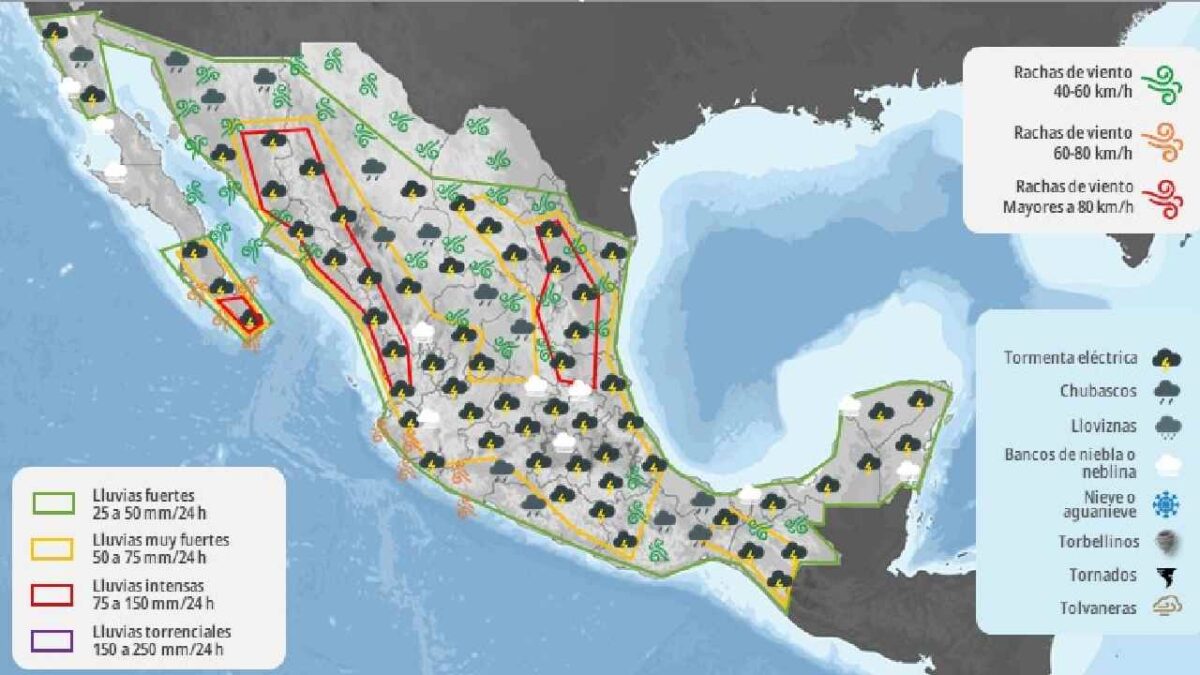 Prevén nublados para hoy.