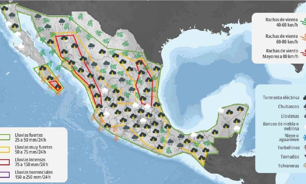 Prevén nublados para hoy.