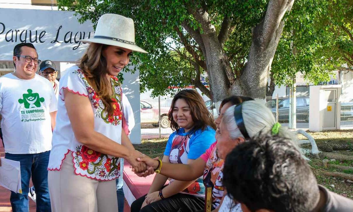 Cumple Mara Lezama sus compromiso.