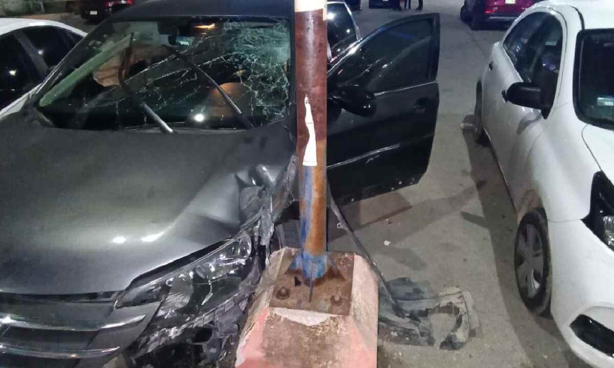 El percance ocurrió durante la madrugada.