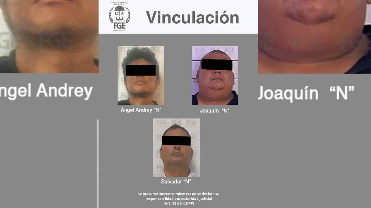 Vinculan a proceso a tres.