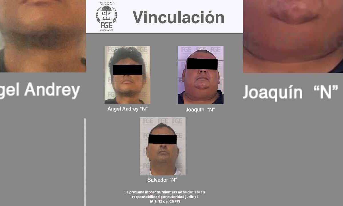 Vinculan a proceso a tres.