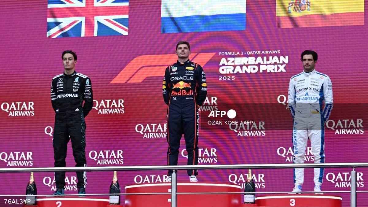 Gana Verstappen en F1.
