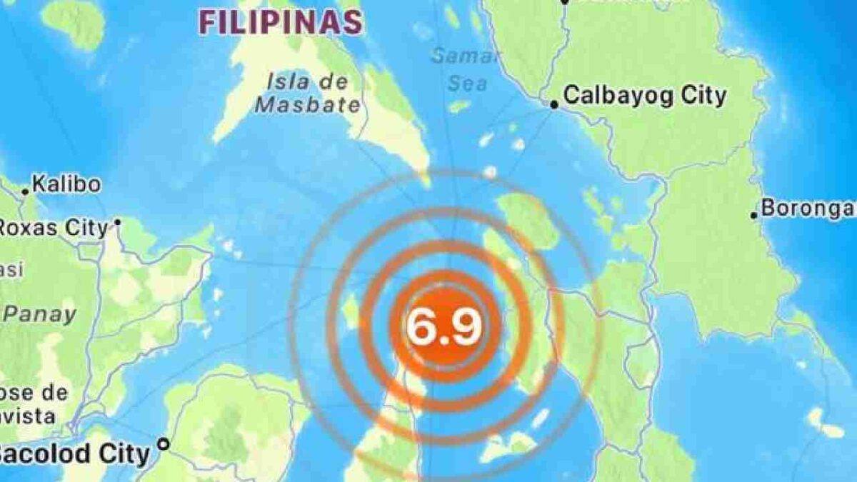 Temblor en Filipinas.