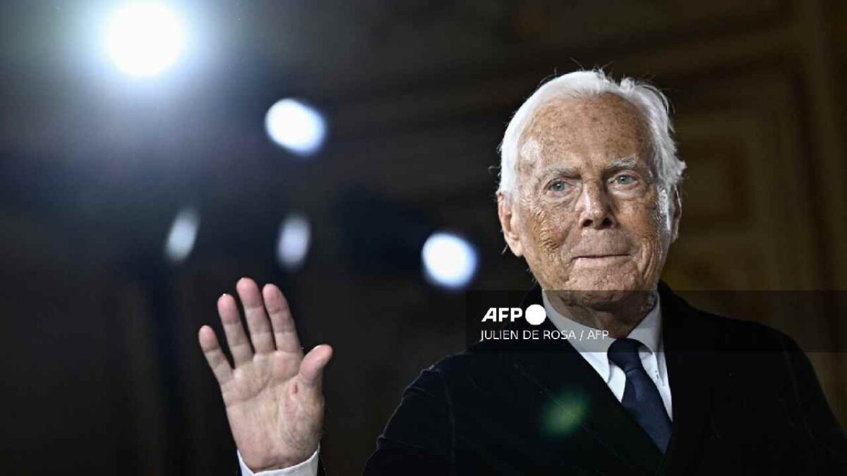 Giorgio Armani, ícono de la moda.