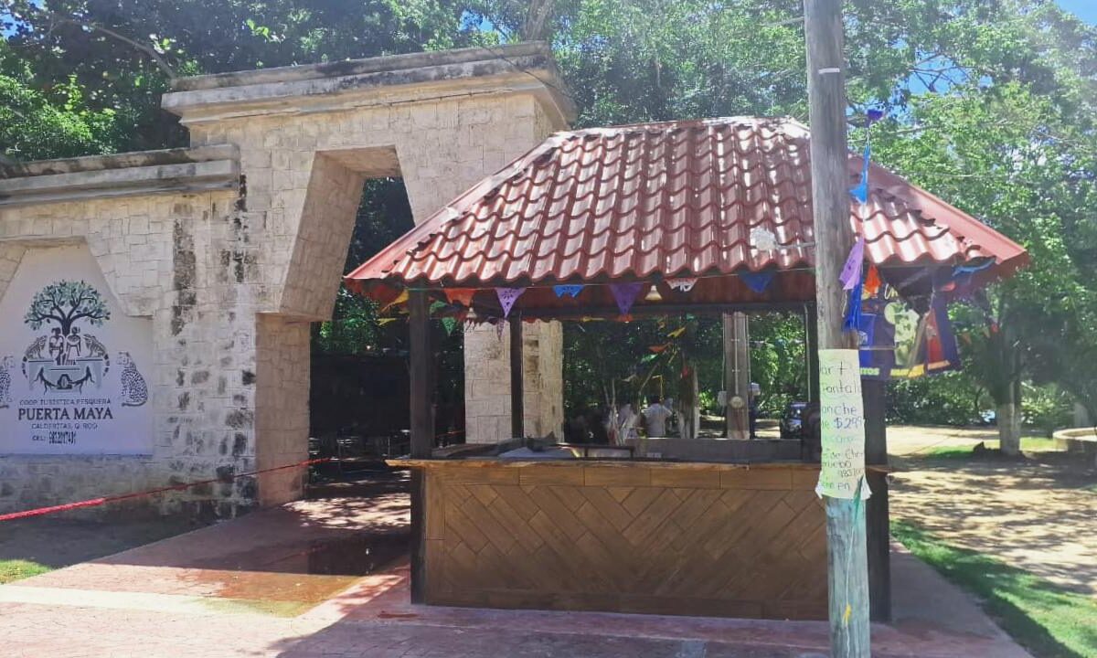 Punta Catalán, en Calderitas, Quintana Roo.