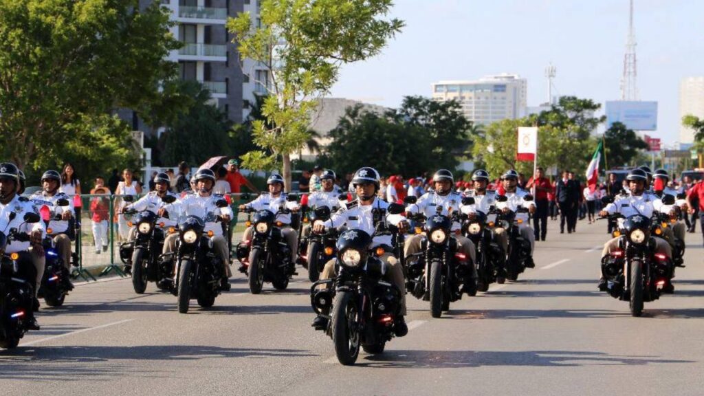 Seguridad en fiestas patrias.