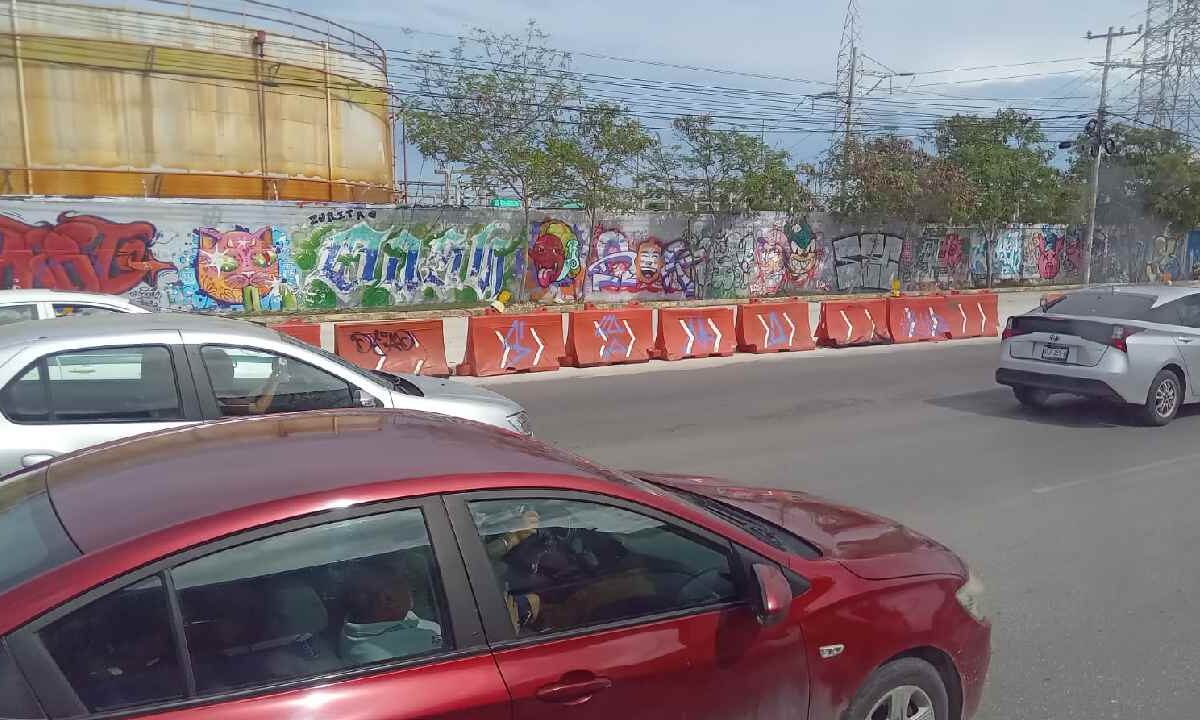 Cierres viales Cancún.