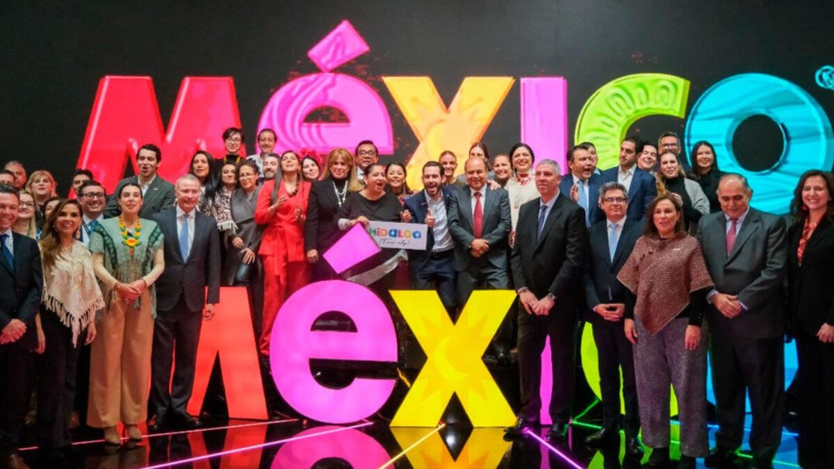 Delegación mexicana de turismo en la Fitur.