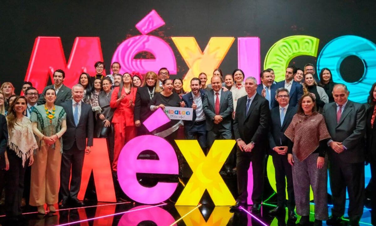 Delegación mexicana de turismo en la Fitur.