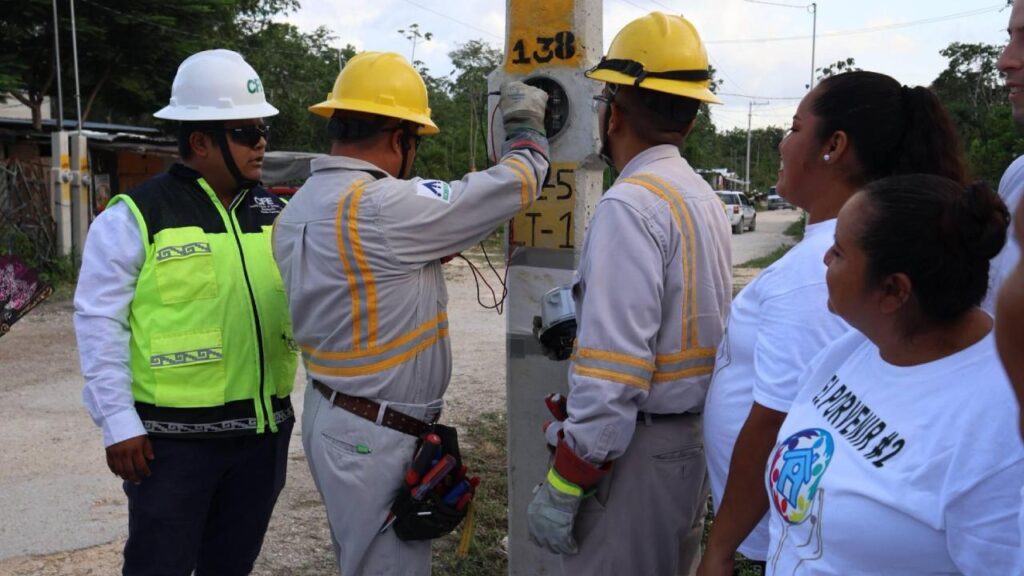 Suministro eléctrico en Cancún.