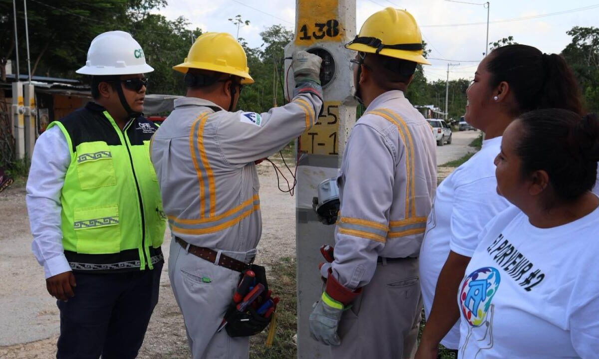Suministro eléctrico en Cancún.