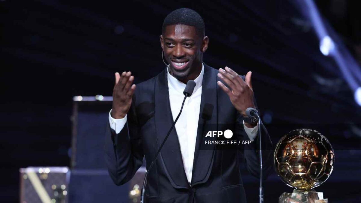 Dembélé ganó el Balón de Oro.