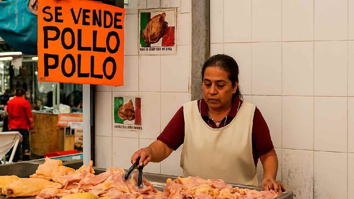 Precio del pollo al alza.