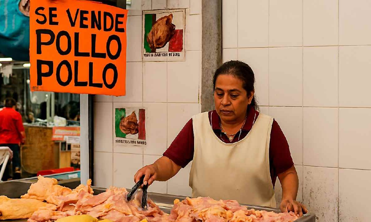 Precio del pollo al alza.