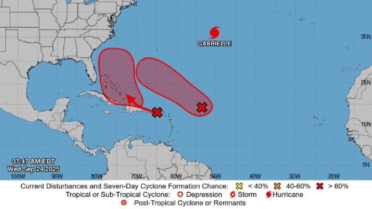 Vigilan zona de baja presión.