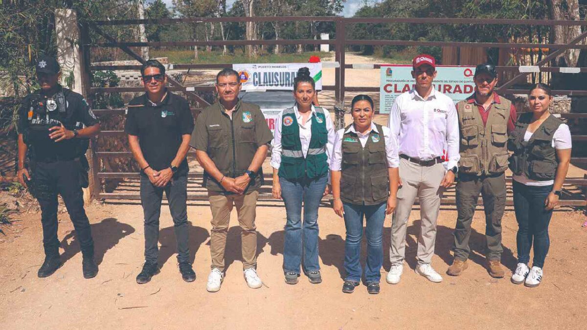 Puerto Morelos refuerza acciones contra desarrollos ilegales.