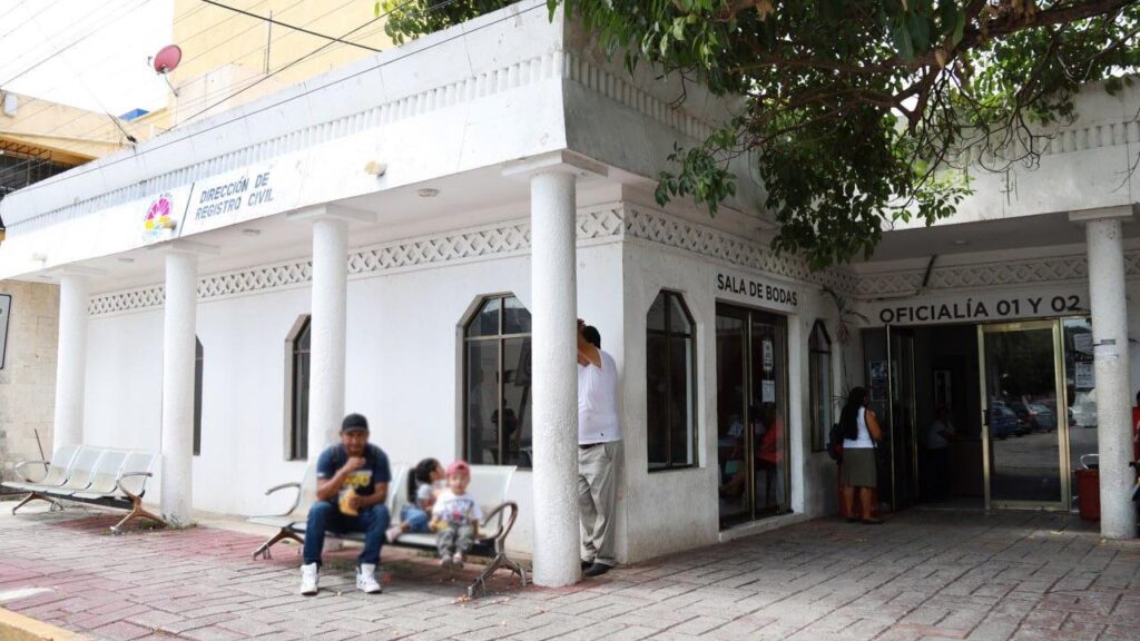 Oficinas del Registro Civil, en Benito Juárez, Quintana Roo.