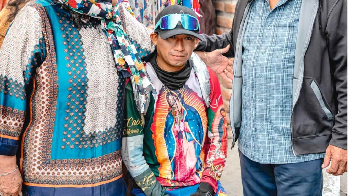 Peregrino de la zona maya.