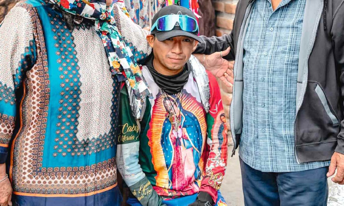 Peregrino de la zona maya.