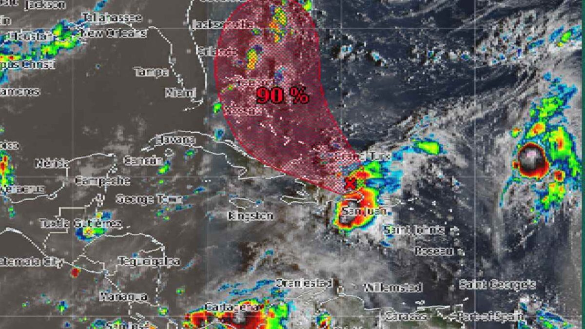 Prevén lluvias en el sur.