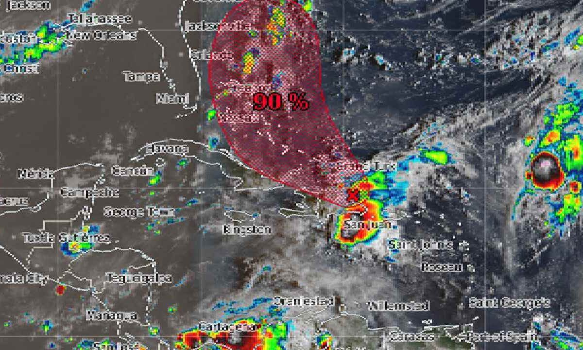 Prevén lluvias en el sur.