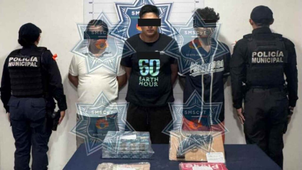 Detenidos por robo.