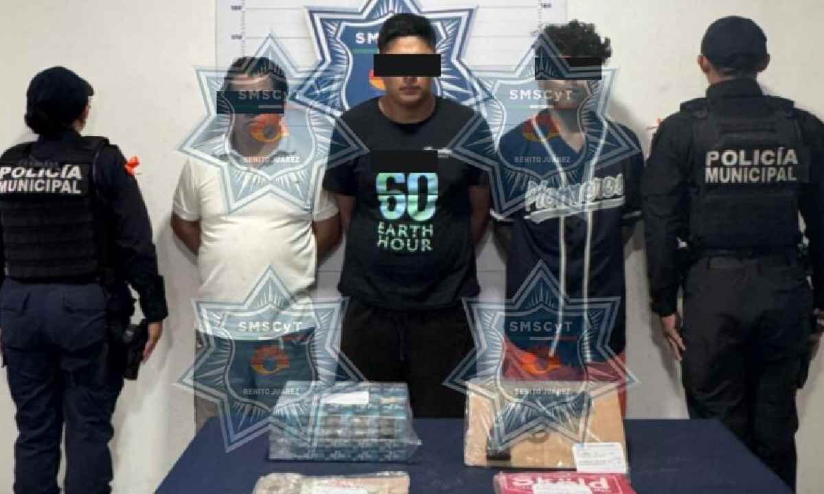 Detenidos por robo.