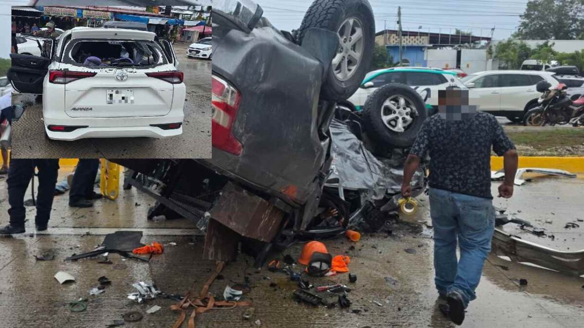 La cifra inicial de muertos era de cinco.