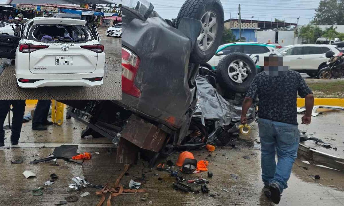 La cifra inicial de muertos era de cinco.