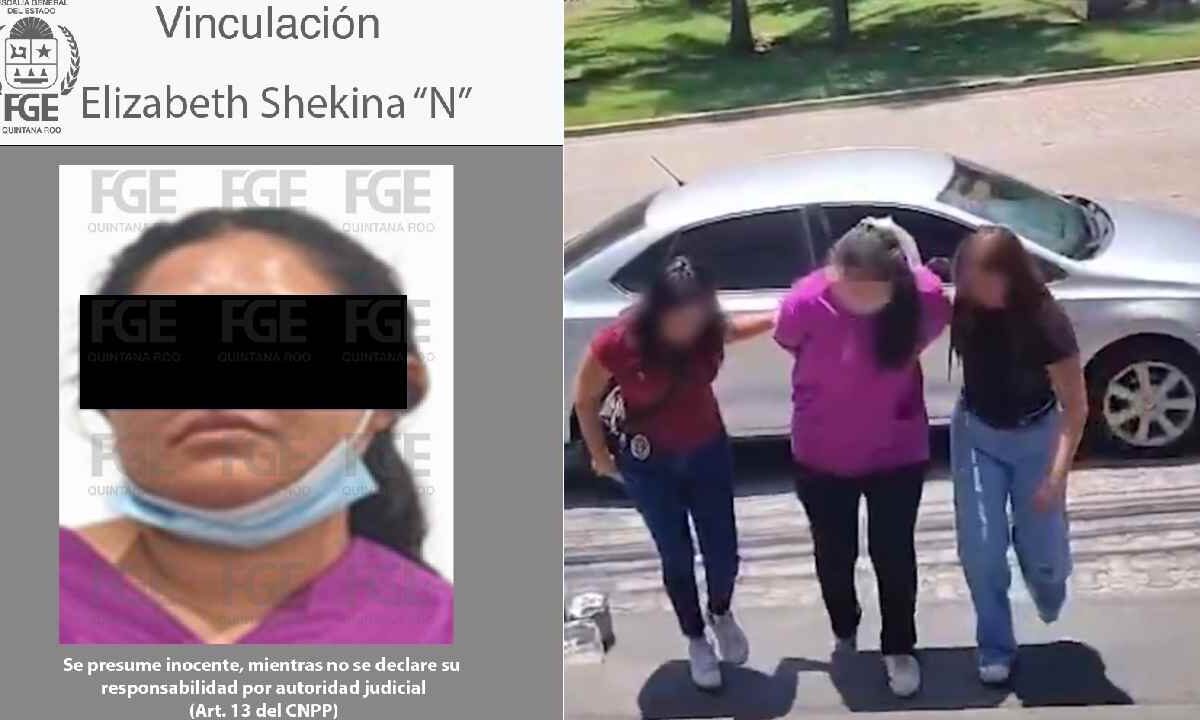 La mujer sigue presa.