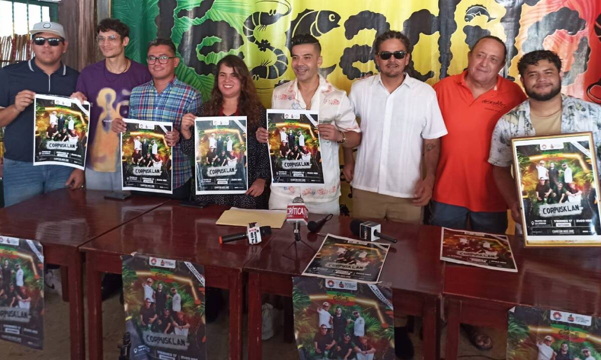 Corpusklan anuncia concierto en Cancún.