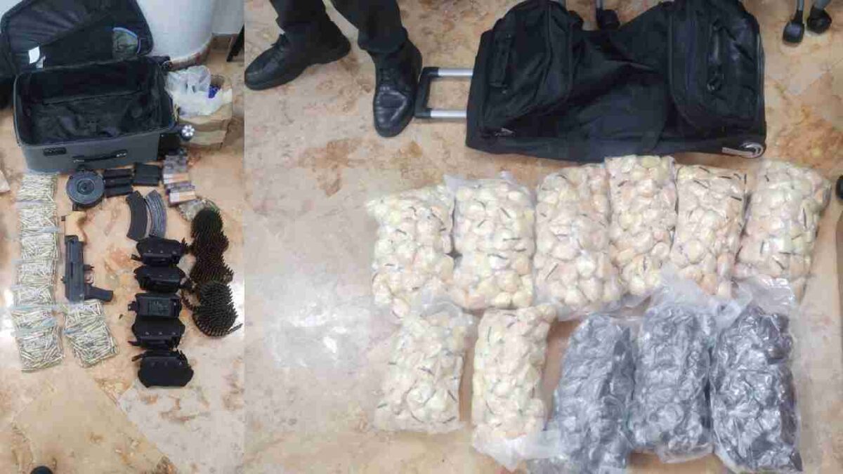 Golpe al narco en aeropuerto de Cancún.