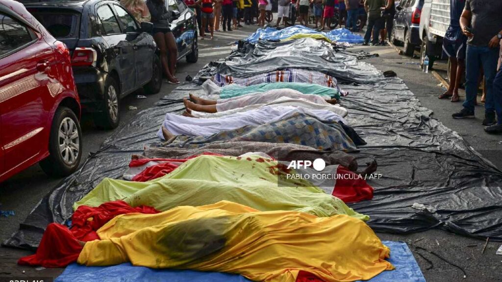 Saldo del operativo letal.