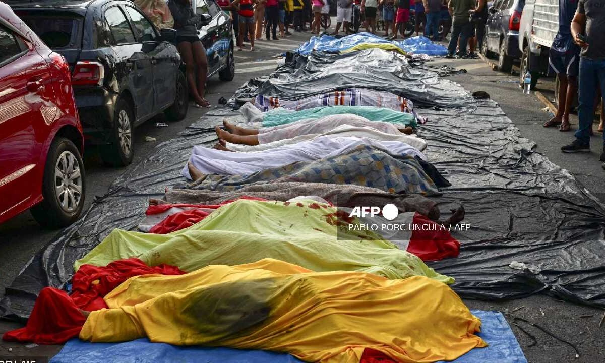 Saldo del operativo letal.