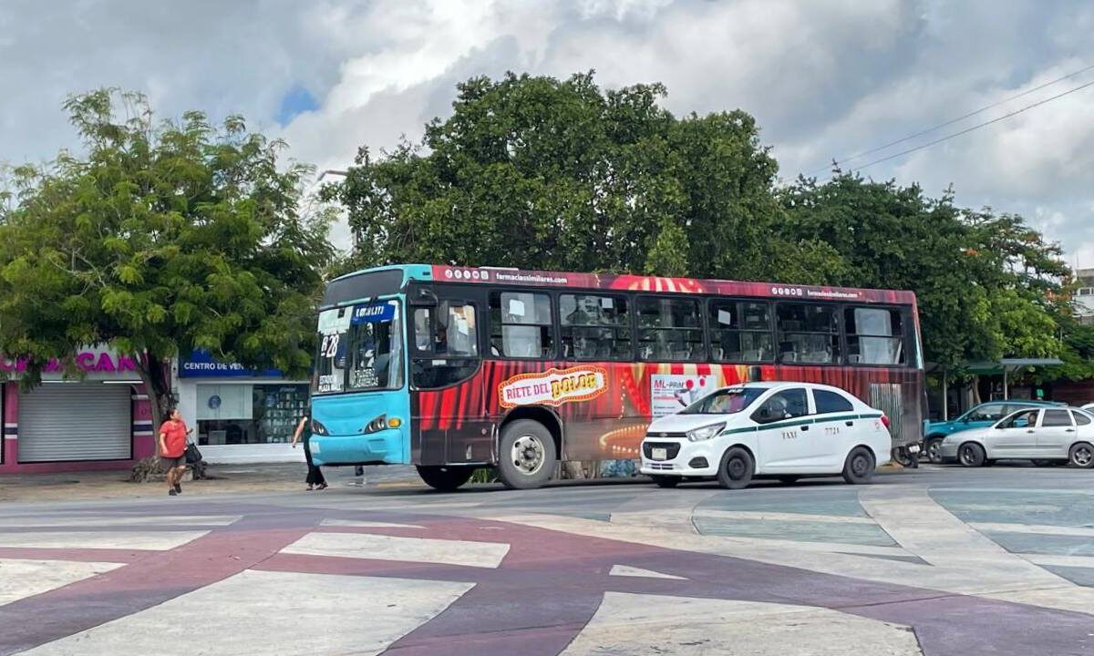 Transporte público de Cancún.
