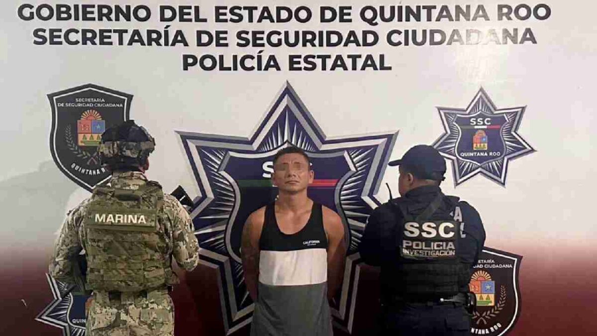 El sujeto fue detenido.