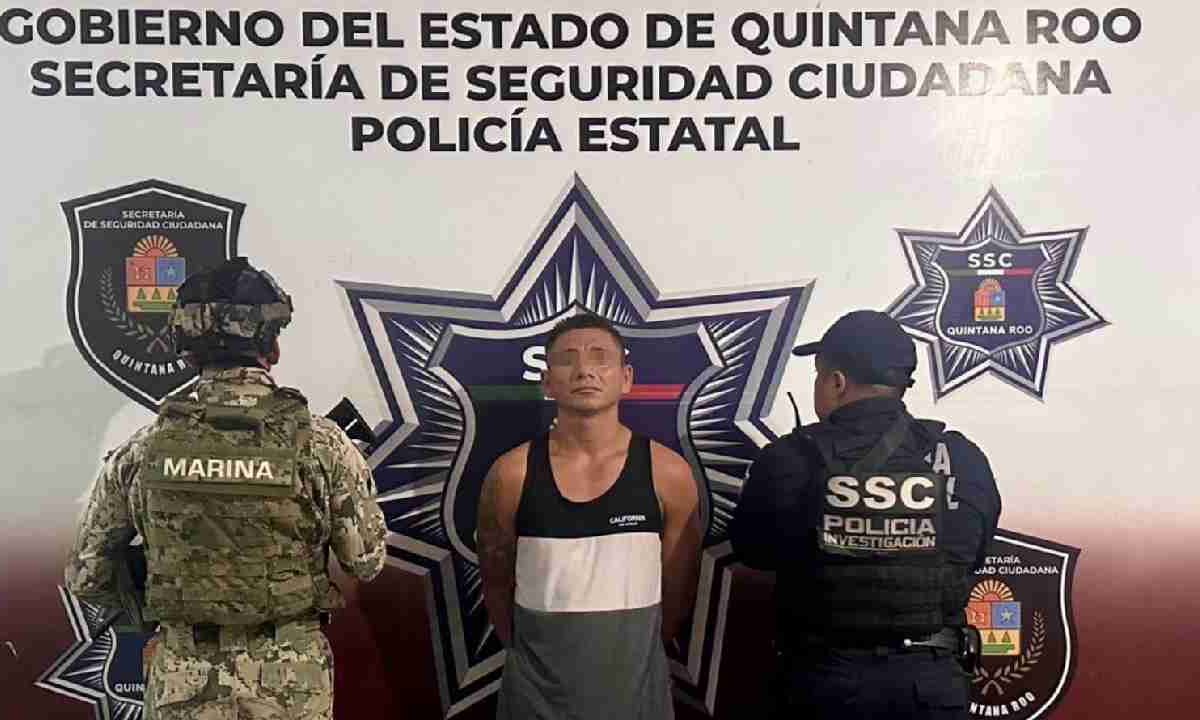 El sujeto fue detenido.
